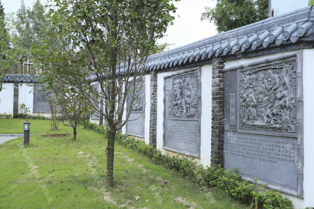 唐语砖雕中式庭院产品应用案例欣赏 园林建筑工程中的匠心之美