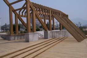 防腐木-青岛-施工_青岛东城建筑安装工程园林景观工程部